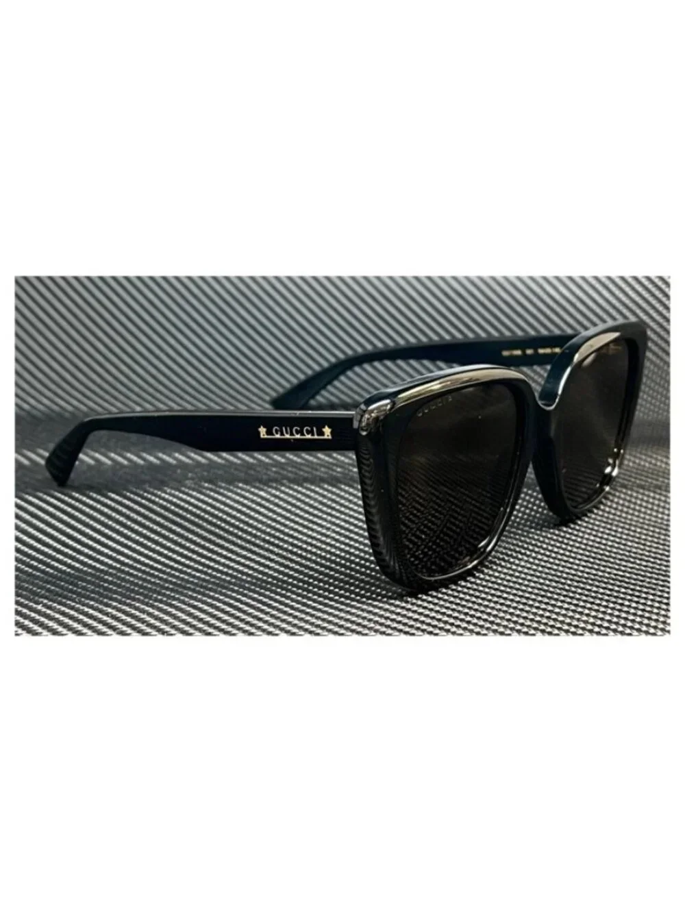 New Gucci Men  Black Sunglasses  54- 20- 145